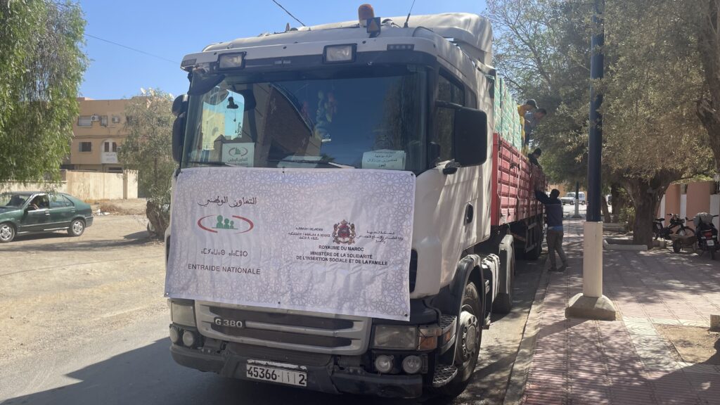 تارودانت :مصالح التعاون الوطني تنضم لقوافل الدعم والمساعدة لمتضرري الزلزال