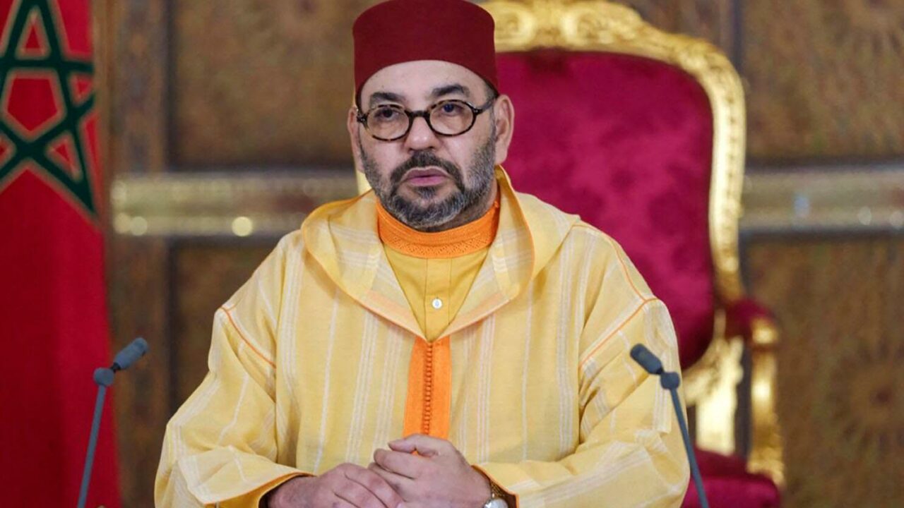برقية تعزية ومواساة من جلالة الملك إلى أمير قطر إثر وفاة والده الشيخ حمد بن خليفة آل ثاني