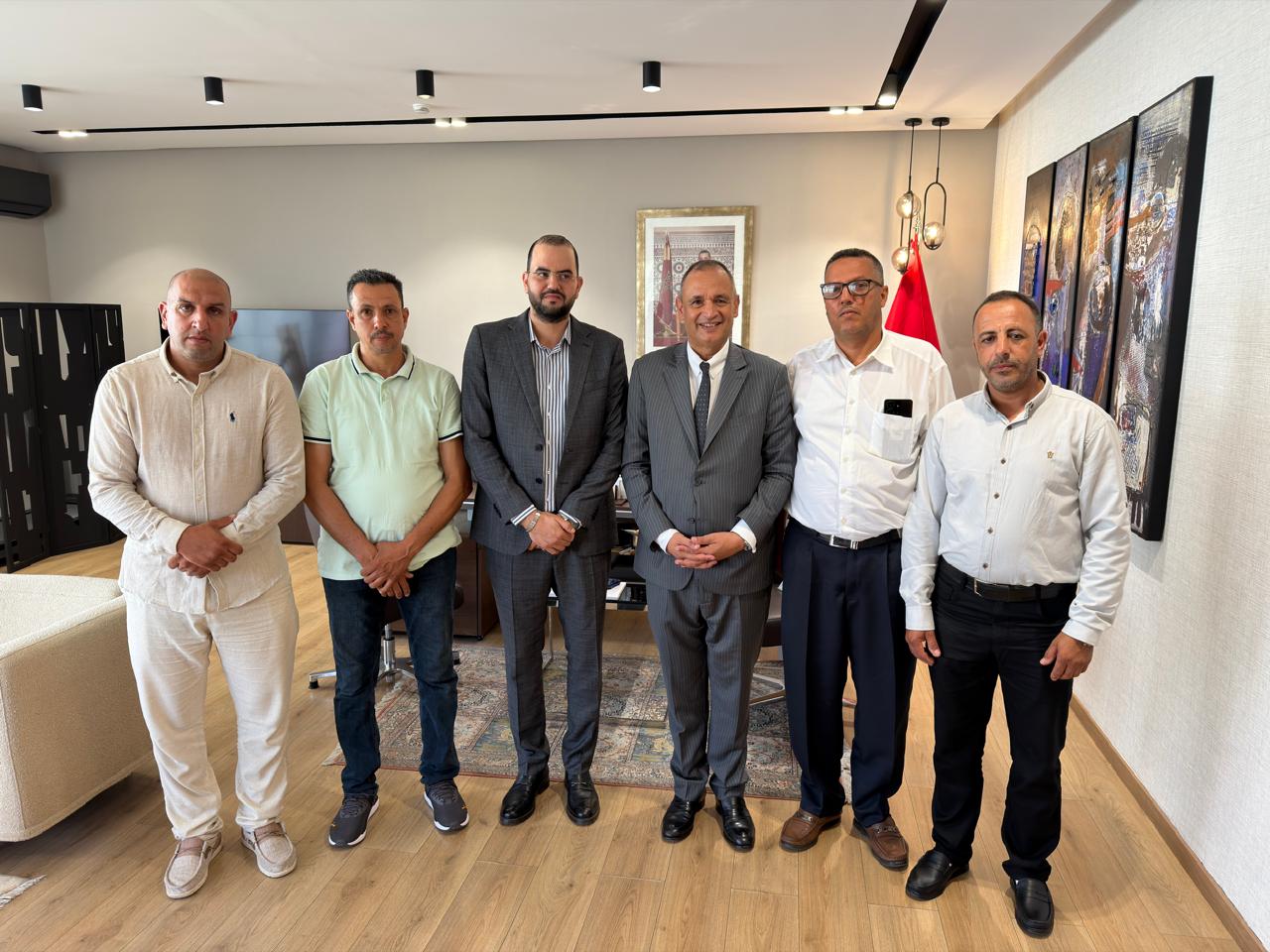 Après dix ans de blocage, Ali Oudad et Abdessamad Kayouh portent le dossier du quartier artisanal d’Ouled Teima devant le ministre de l’Industrie