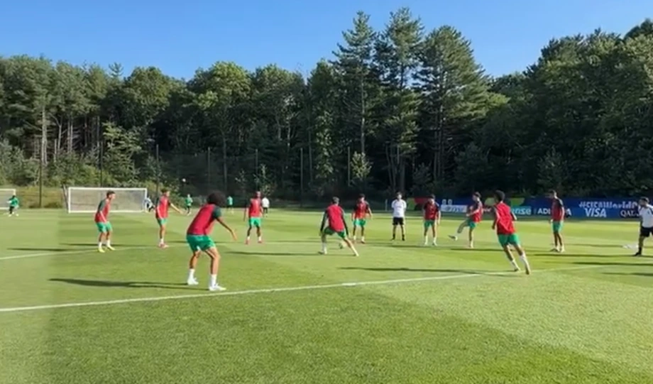 المنتخب المغربي يخوض حصته التدريبية الأخيرة ببوسطن قبل مواجهة فرنسا