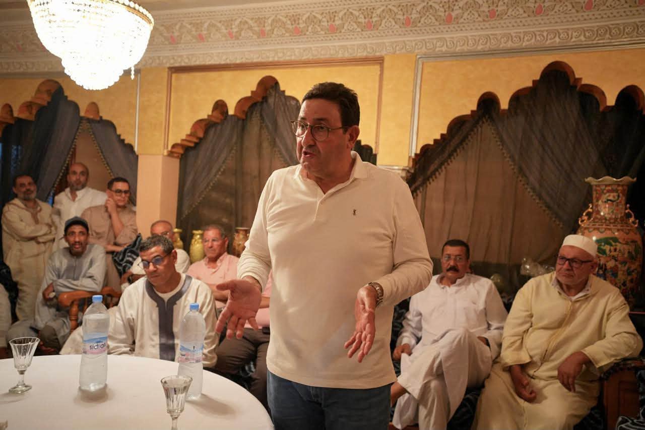 قيوح ينتقل إلى أكادير إداوتنان لدعم جمال الديواني.. لقاء بأمسكرود ورسائل حول أولوية المصلحة الوطنية (صور)