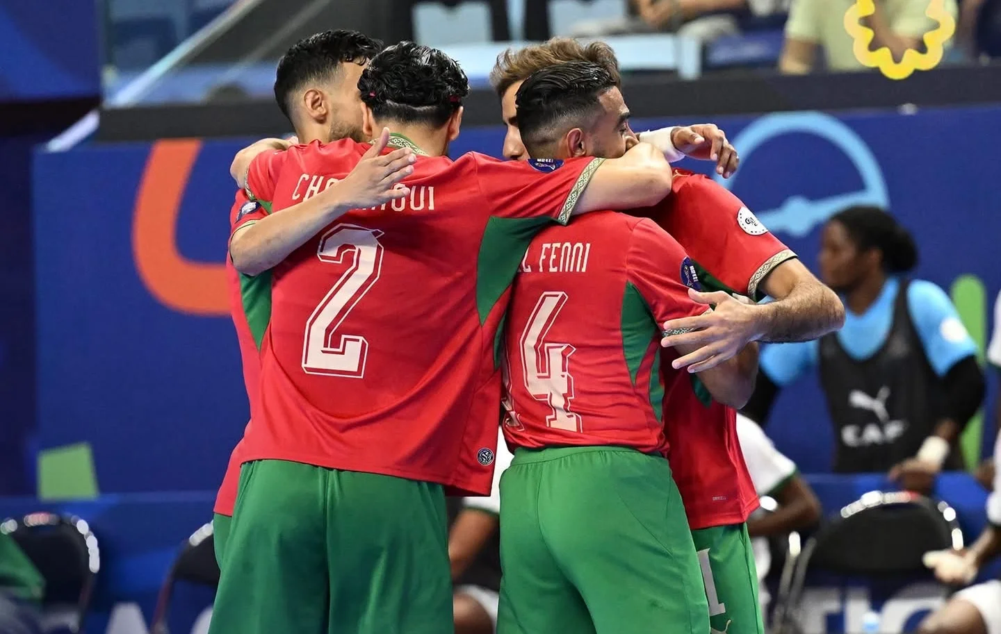 المنتخب الوطني يقسو على زامبيا بسباعية ويتأهل إلى الدور نصف النهائي