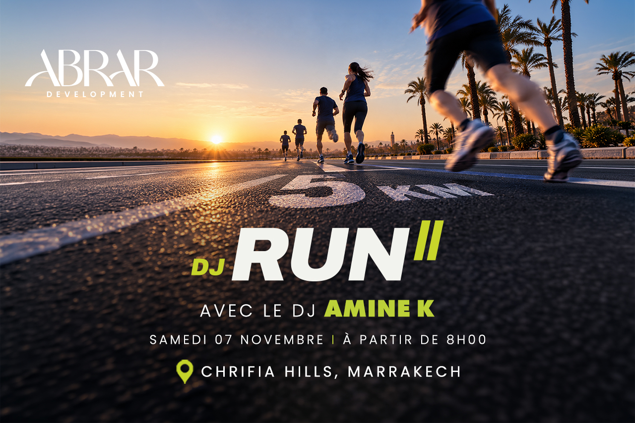 الجري والموسيقى يجتمعان بمراكش في أولى دورات «Chrifia Hills DJ Run»